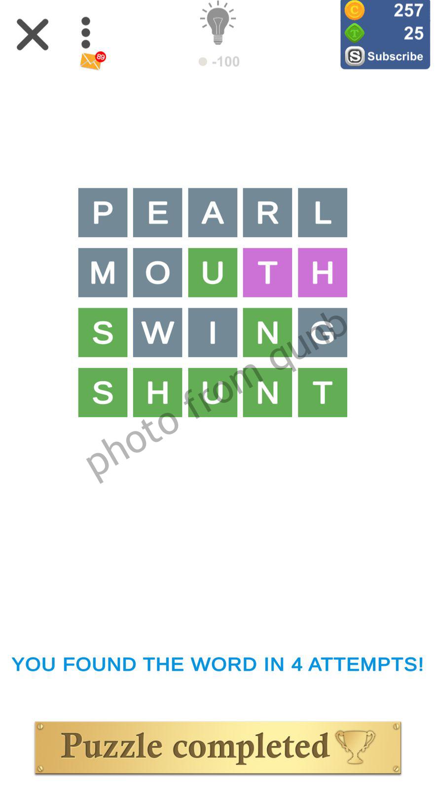 Puzzle Page Wordy October 21 » qunb