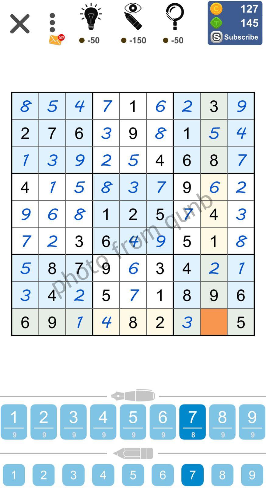 Puzzle Page Sudoku November 20 2022 Solutions » qunb