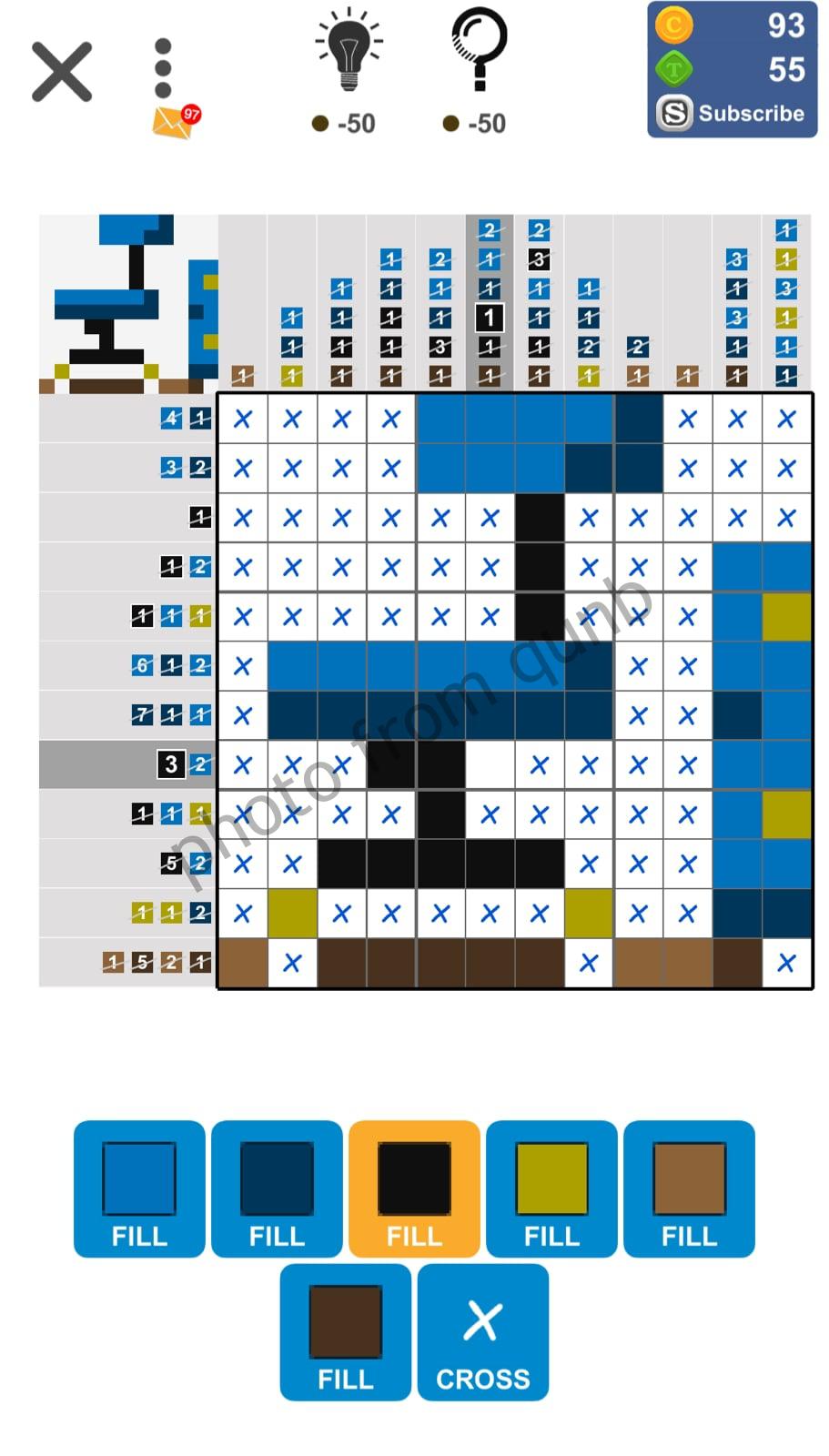 Puzzle Page Picture Cross January 12 2023 » qunb