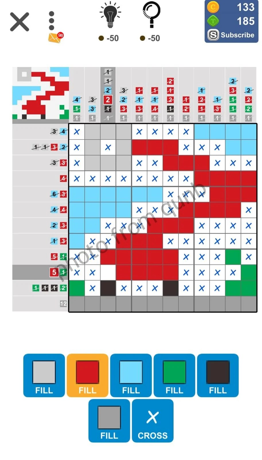 Puzzle Page Picture Cross January 21 2023 » qunb