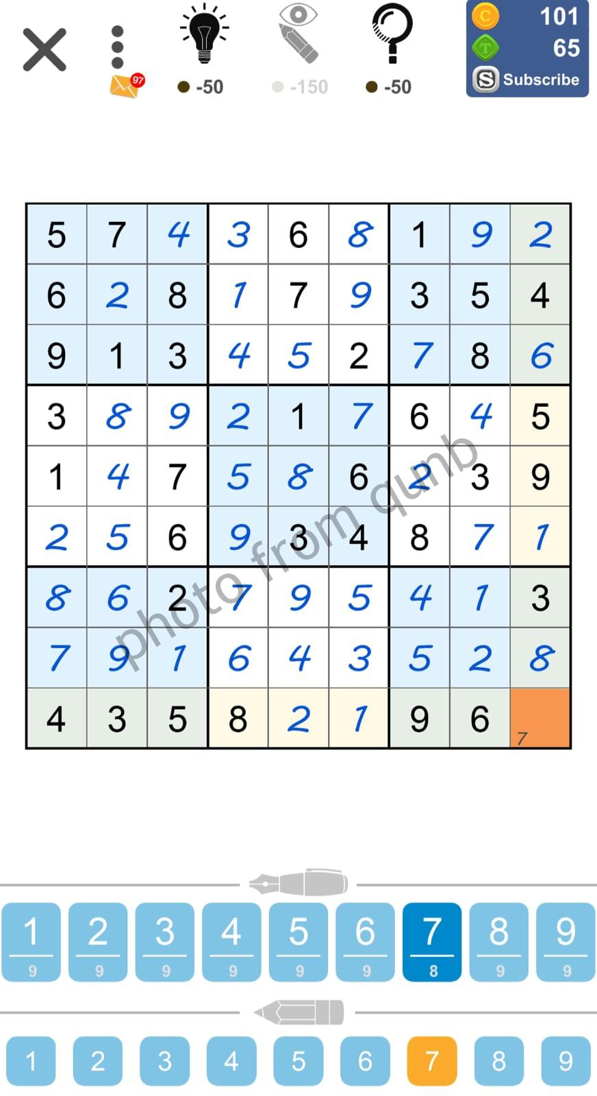 Puzzle Page Sudoku January 10 2023 Solutions » qunb