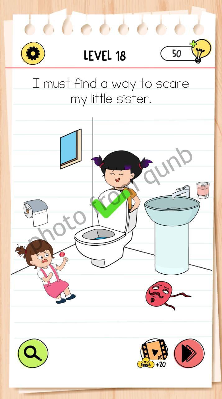 Brain Test 4 Level 18 » qunb