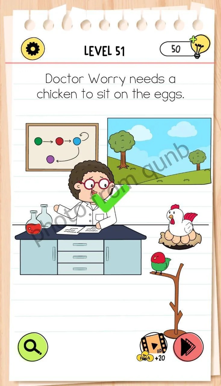 Brain Test 4 Level 51 » qunb