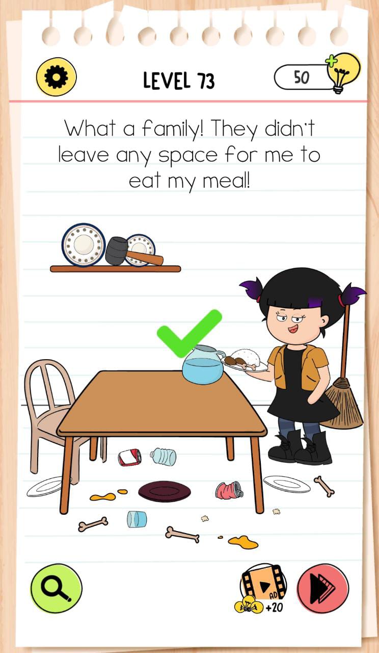 Brain Test 4 Level 73 Answers and Solutions