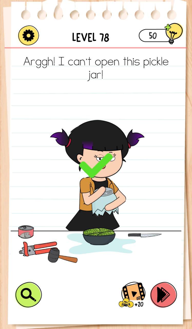 Brain Test 4 Level 78 Answers and Solutions