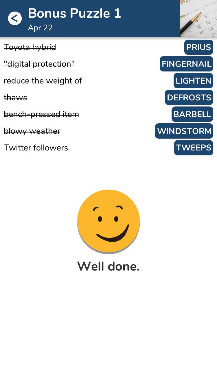 7 Little Words April 22 2023 Answers all in one Page