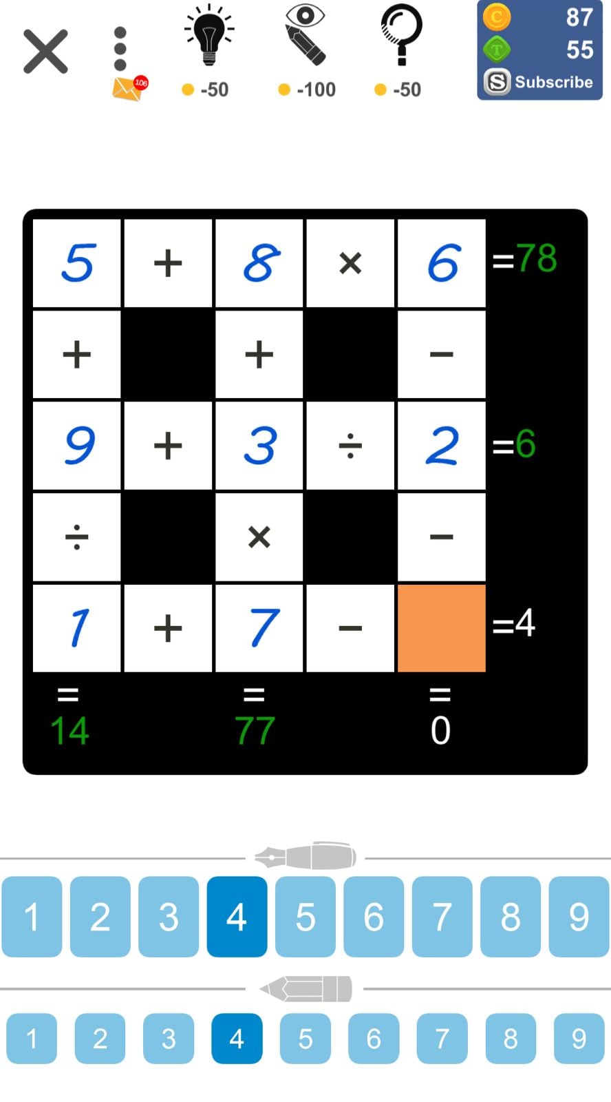 Puzzle Page Cross Sum April 3 2023 » qunb