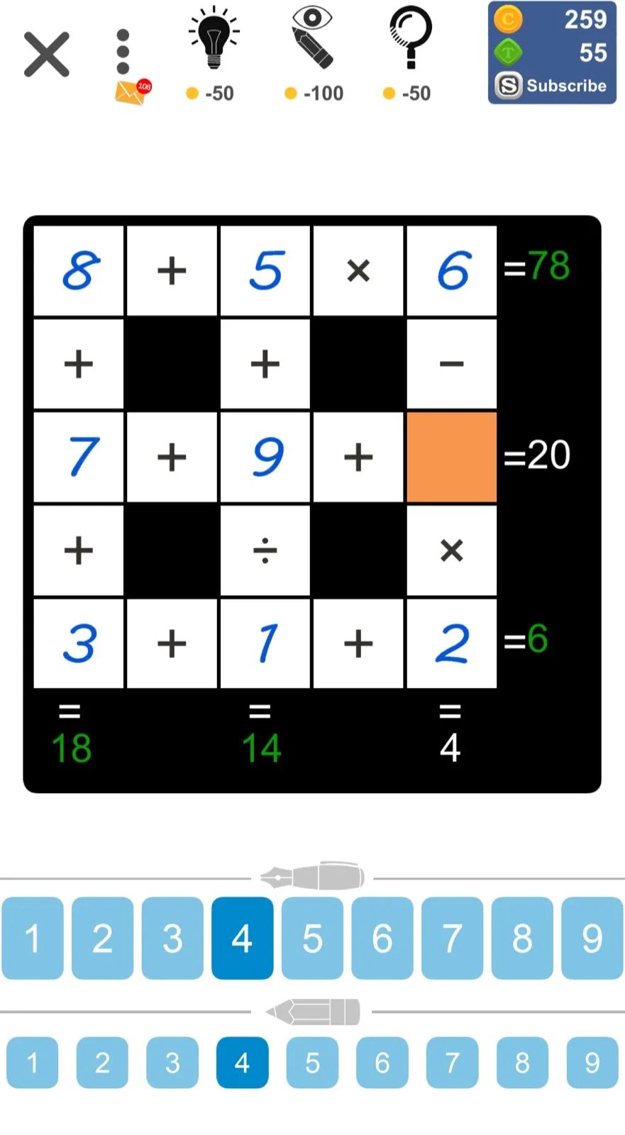 Puzzle Page Cross Sum April 9 2023 » qunb