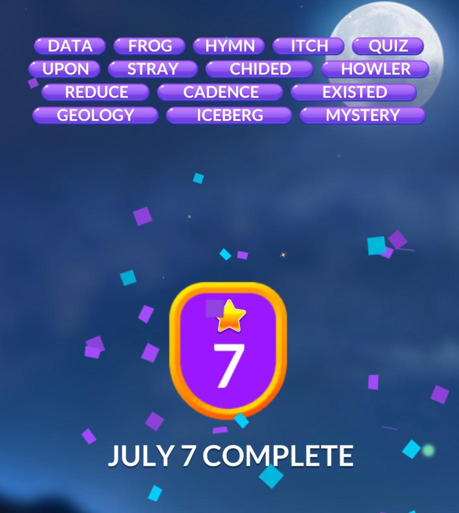 Word Stacks July 7 2023 Daily Puzzle Answers