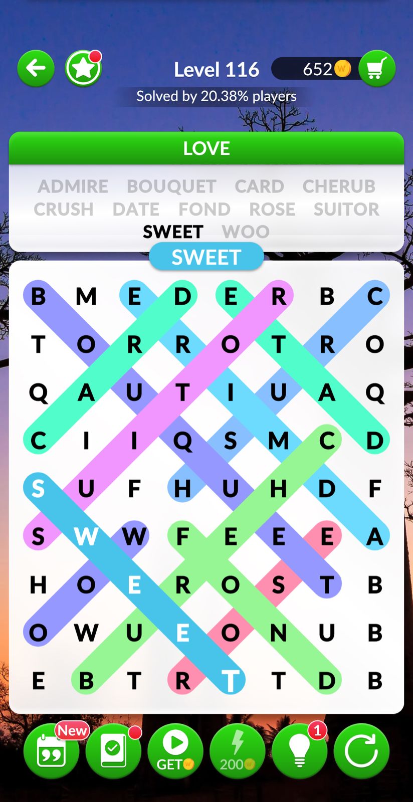 Word Search Explorer Level 116 Love Answers