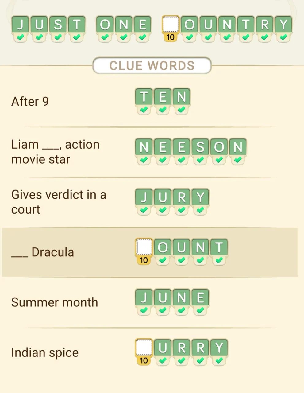 Logicross Level 13 Answers