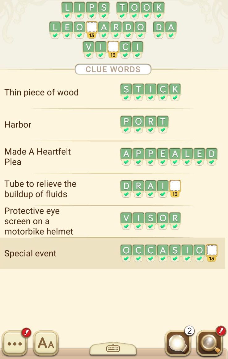 Logicross Level 44 Answers