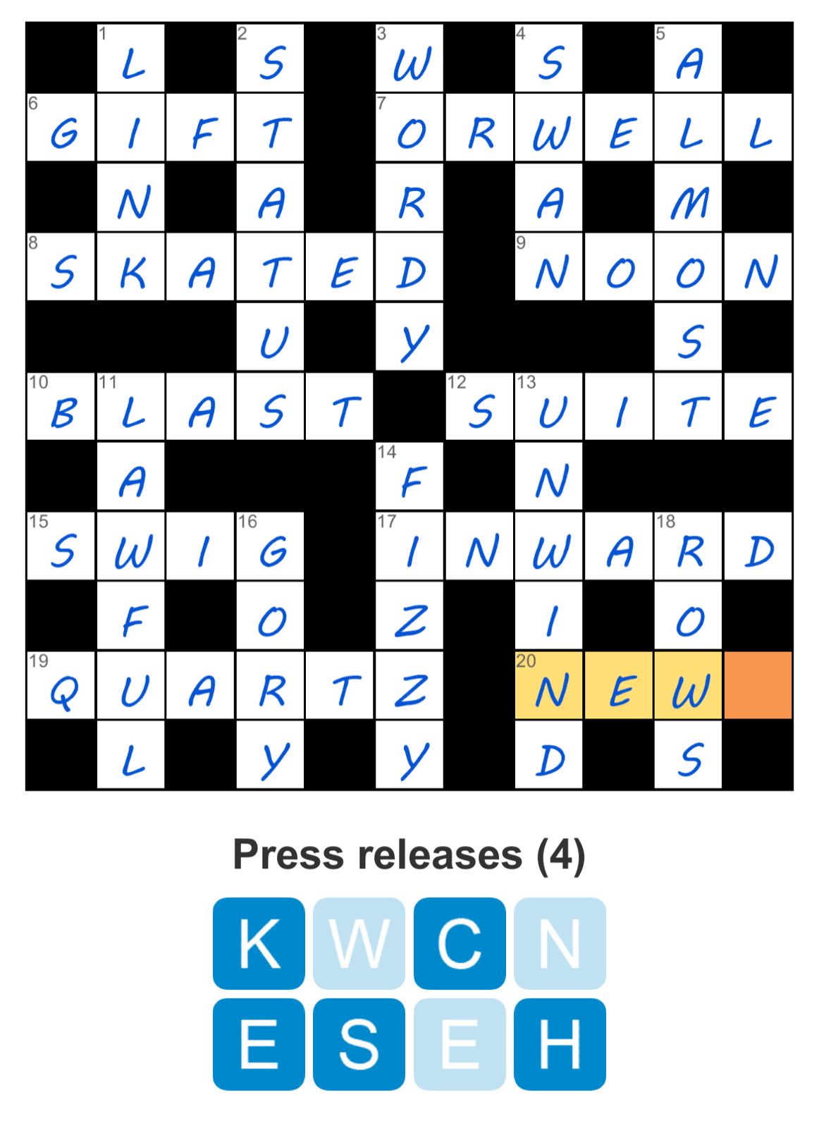 Puzzle Page Crossword October 23 2023 Answers