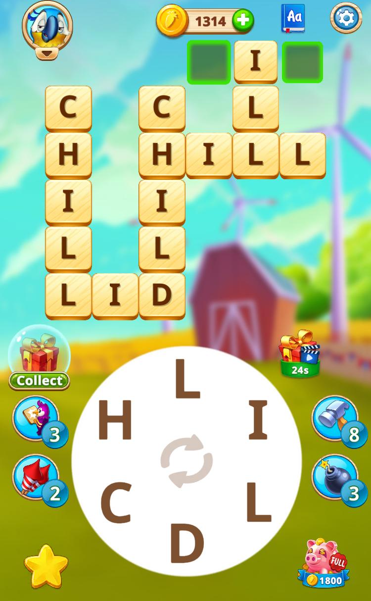 Word Farm Adventure Level 263 Answers » qunb