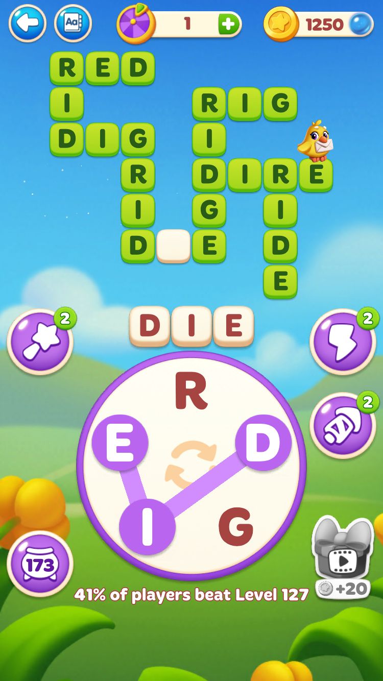 Word Spells Level 127 Answers
