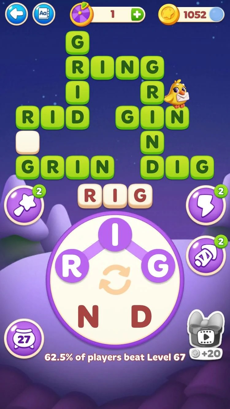 Word Spells Level 67 Answers