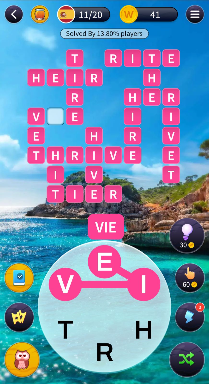 Word Trails Spain 11 (Level 181) Answers