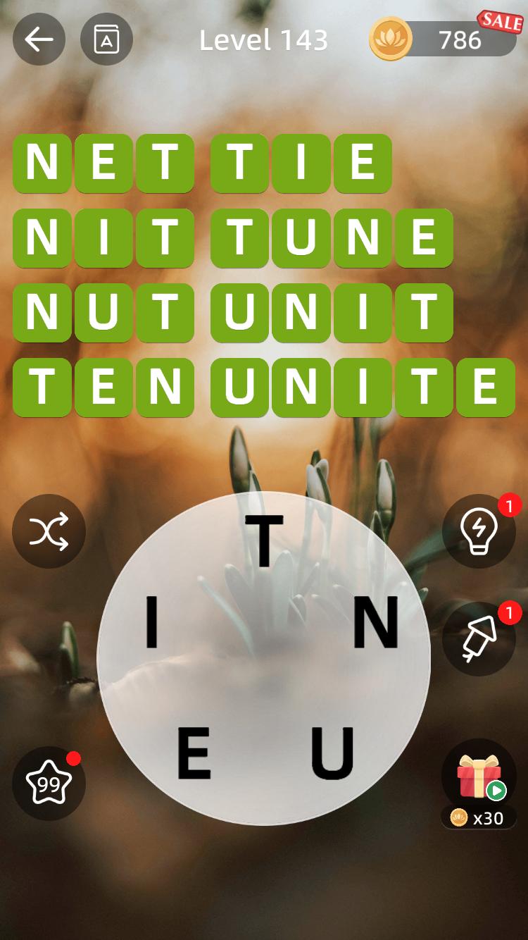 Zen Word Level 143 Answers