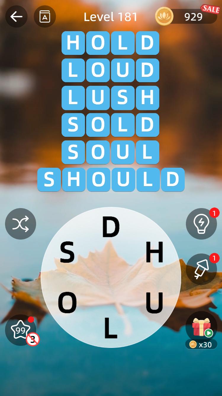 Zen Word Level 181 Answers