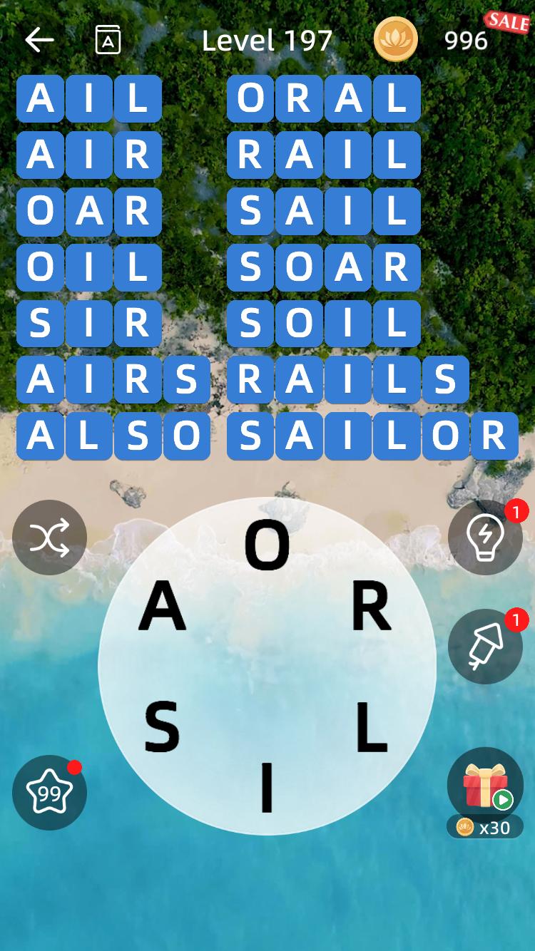 Zen Word Level 197 Answers