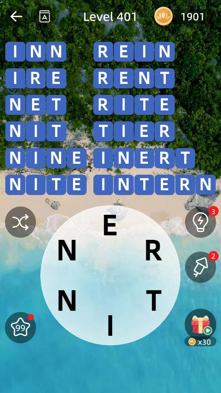 Zen Word Level 401 Answers » qunb