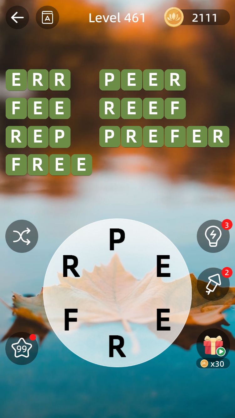 Zen Word Level 461 Answers » qunb