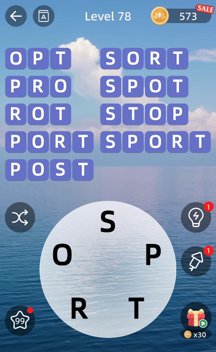 Zen Word Level 78 Answers