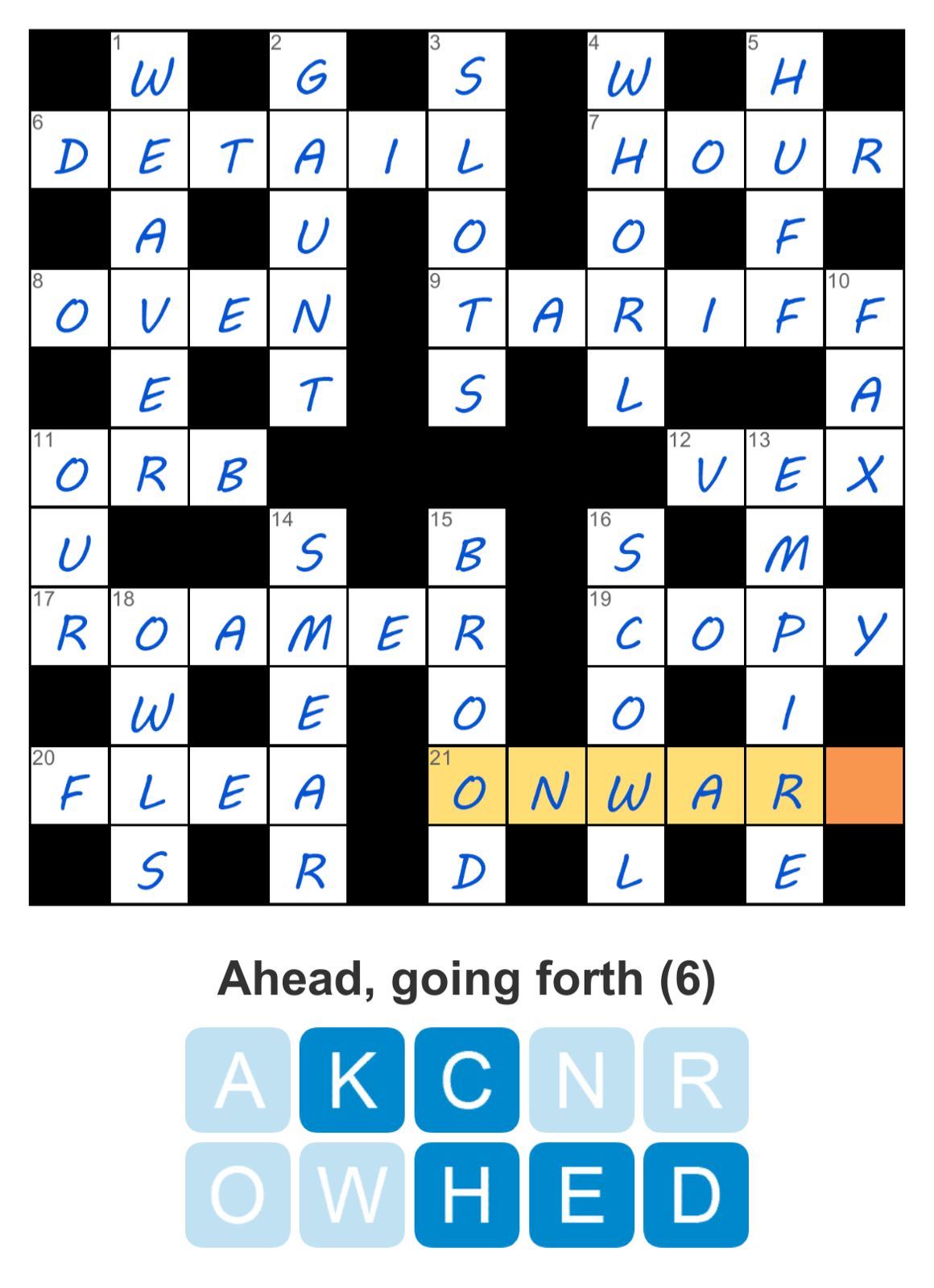 Puzzle Page Crossword January 29 2024 Answers