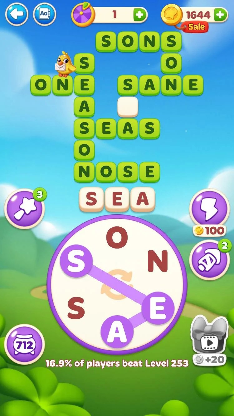 Word Spells Level 253 Answers