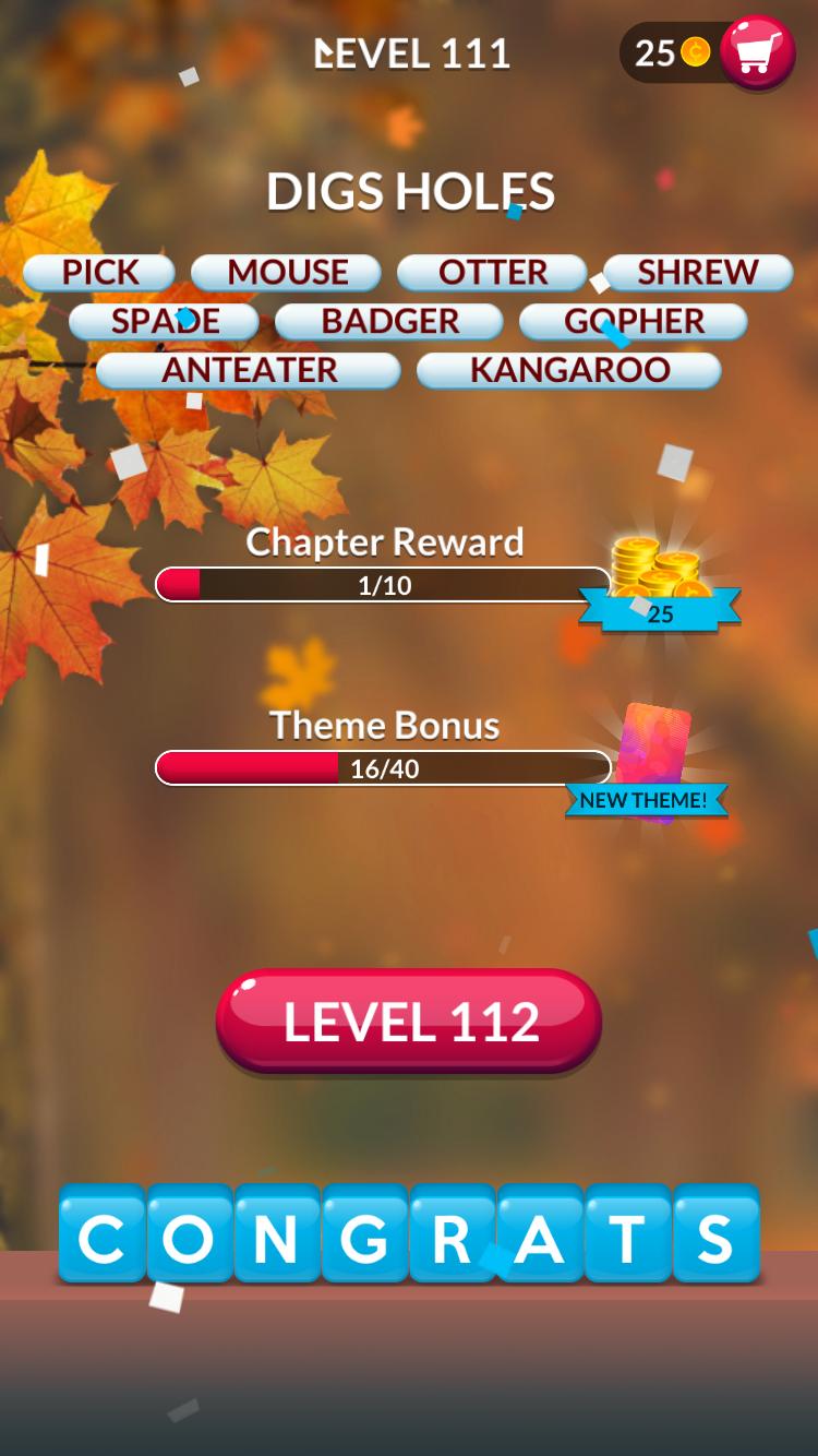 Word Stacks Level 111 Answers » Qunb