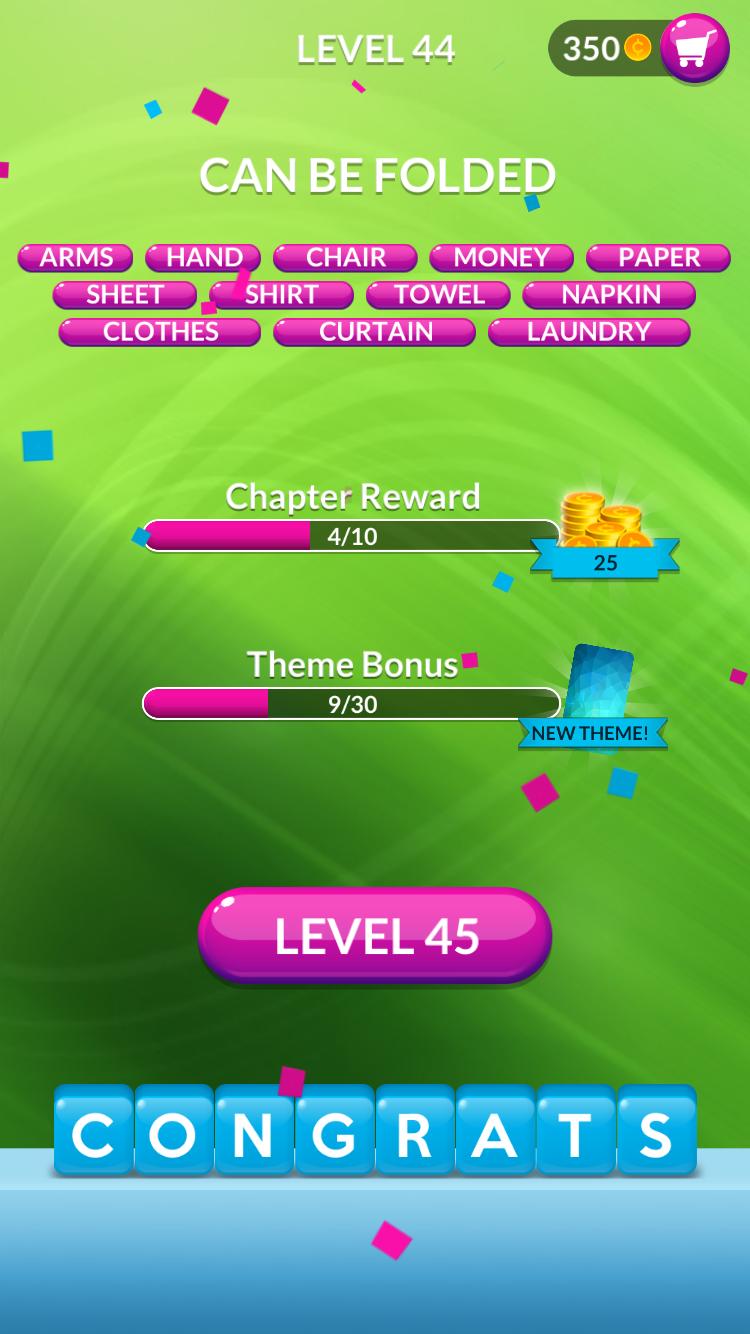 Word Stacks Level 44 Answers » Qunb