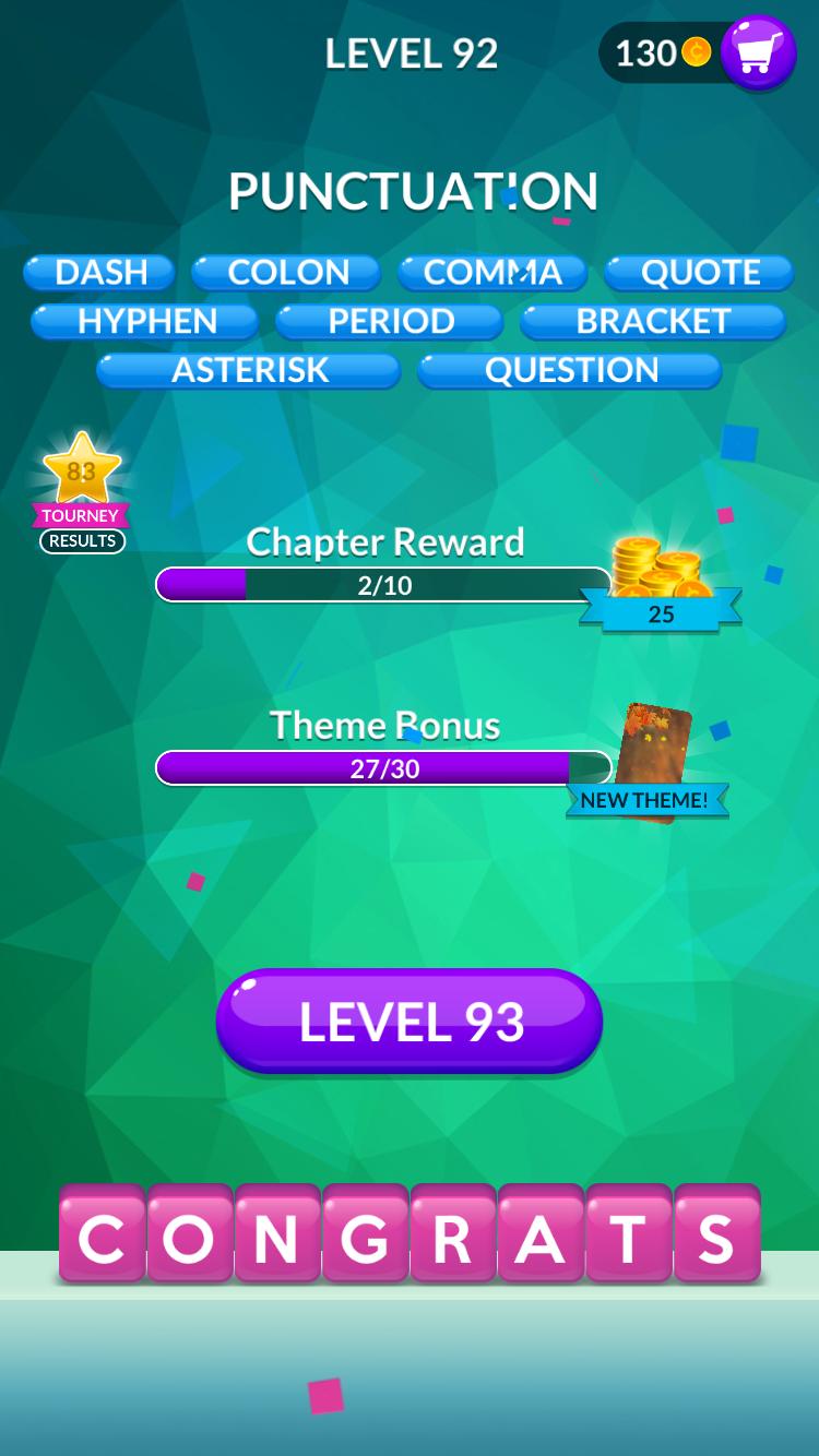 Word Stacks Level 92 Answers