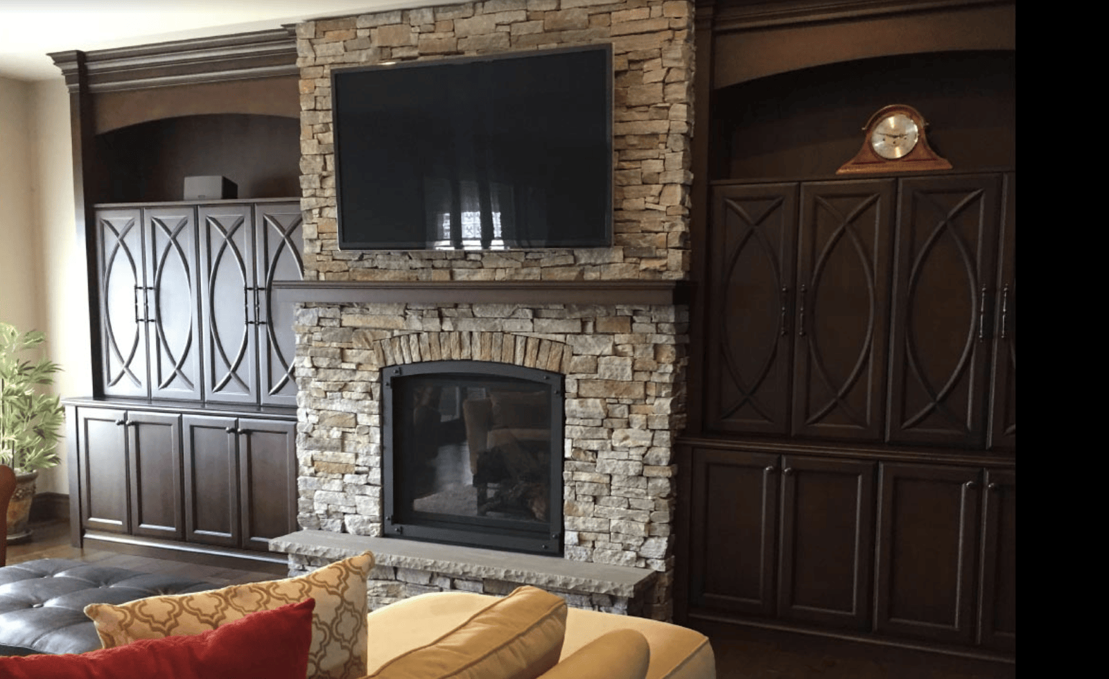 Cool Stone Veneer Fireplace Surround References
