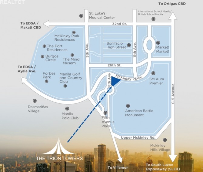 The Trion Towers Condominium / Apartment For Sale in Taguig RealTCT