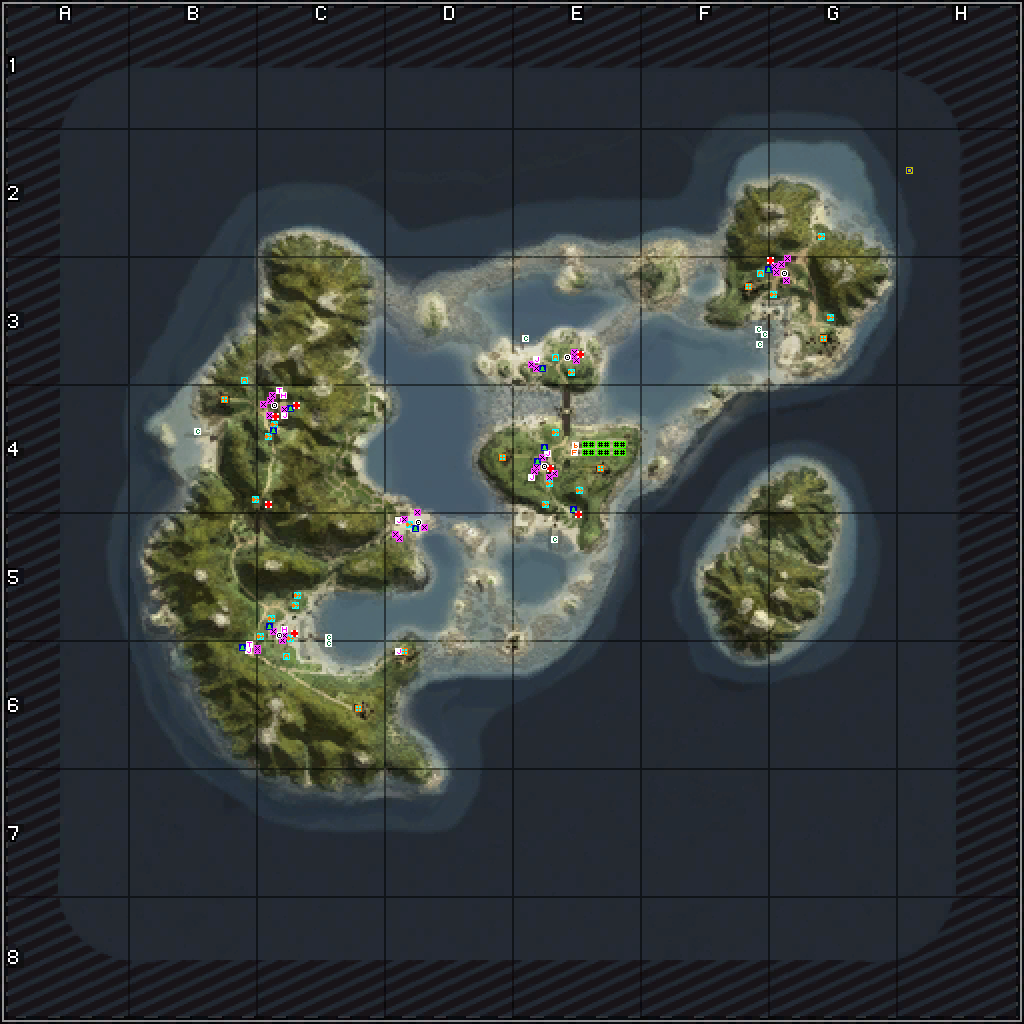 Bf1942 Invasion Of The Philippines Map Annotated Battlefield 1942 Maps