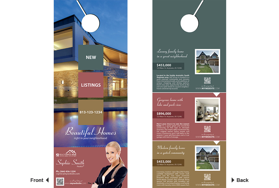 Real Estate Door Hanger Ideas Realtor Door Hanger Ideas
