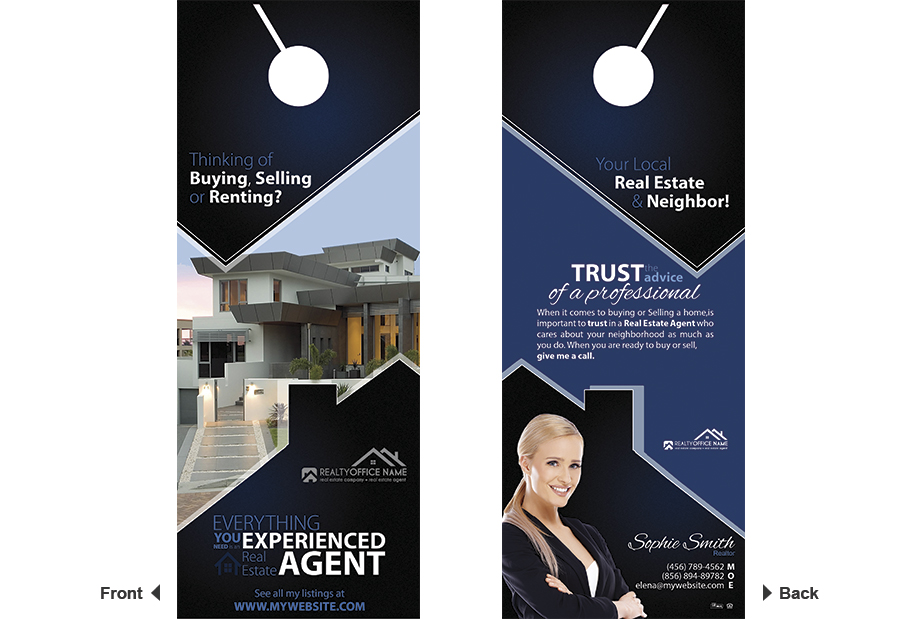 Real Estate Door Hanger Real Estate Door Hanger Template