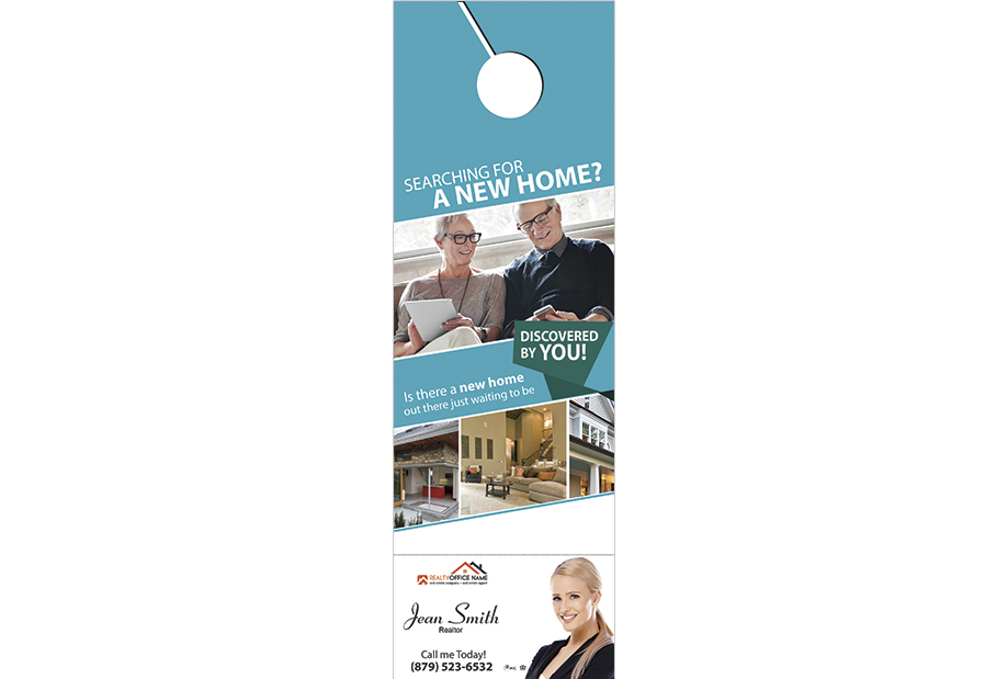 Real Estate Door Hanger Rip Cards Template 05 Door Hanger Rip Cards