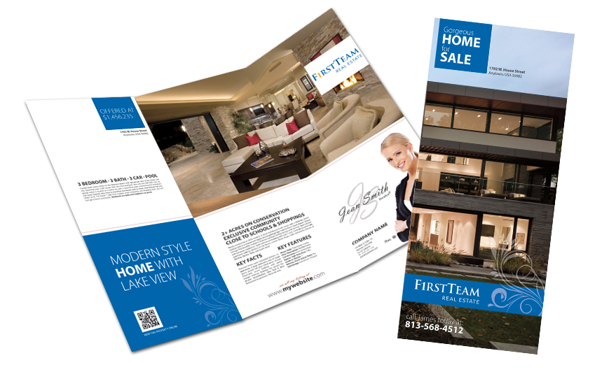 First Team Real Estate Postcards First Team Business Card Postcards