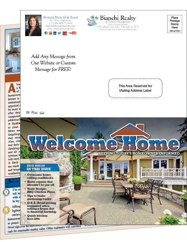 4page Real Estate Newsletters (HalfFold) Real Estate Newsletter 