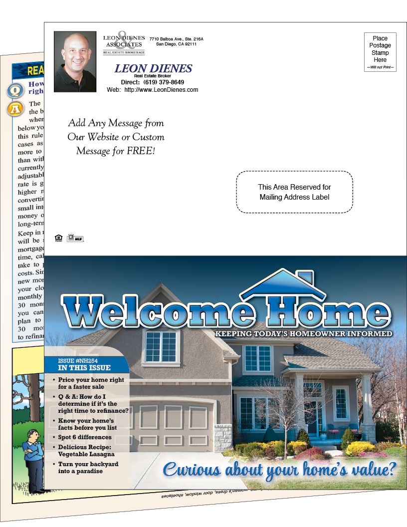4page Real Estate Newsletters (HalfFold) Real Estate Newsletter 
