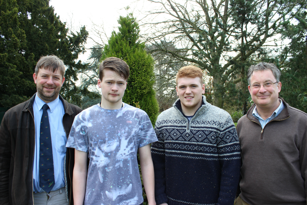 Iain Clarke Jack Devaney Dafydd Jones and Michael Walker best SMALLEST