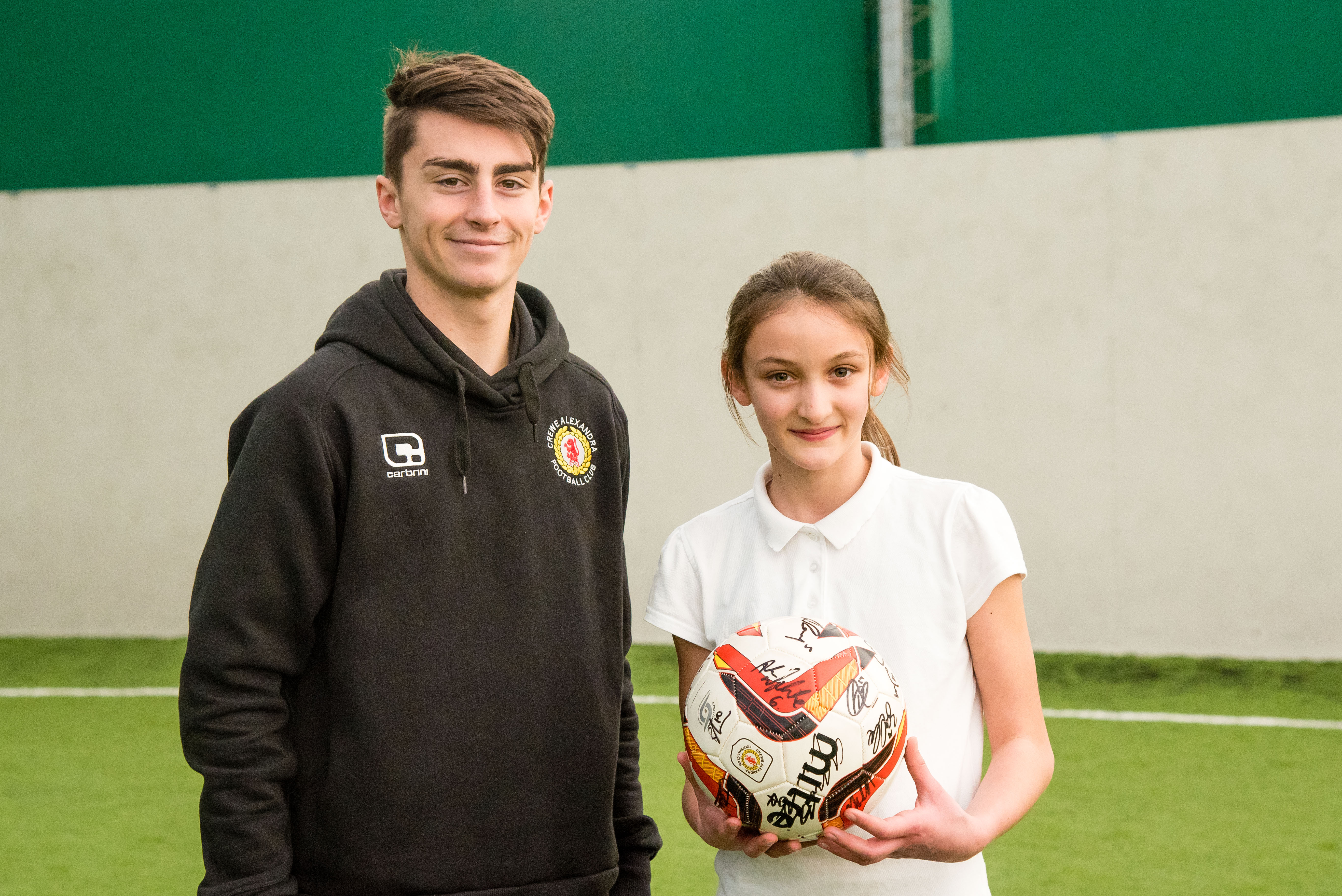 Nantwich pupils get top tips from Crewe Alex future stars Reaseheath