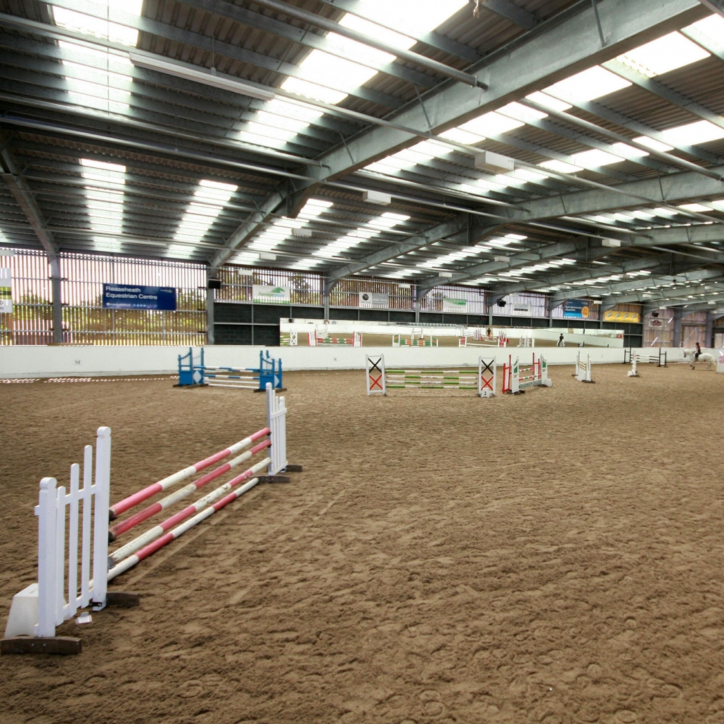 Indoor Arena Jump new Reaseheath College