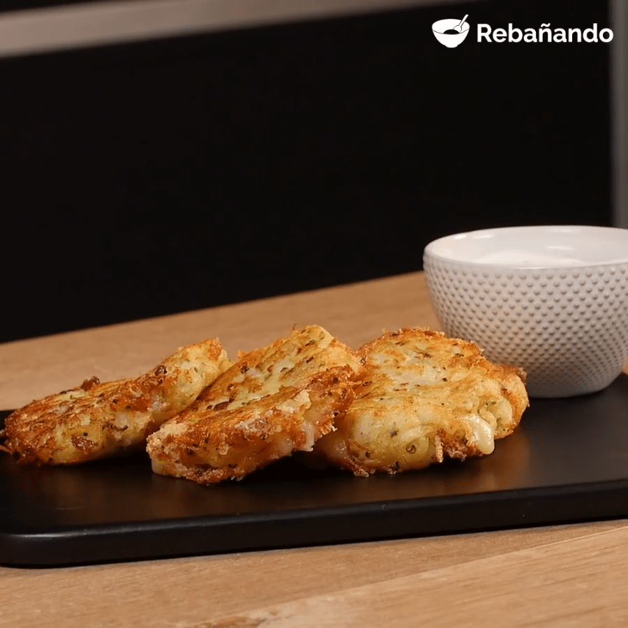 Tortillas de patatas rellenas de queso ¿Te guardo una?