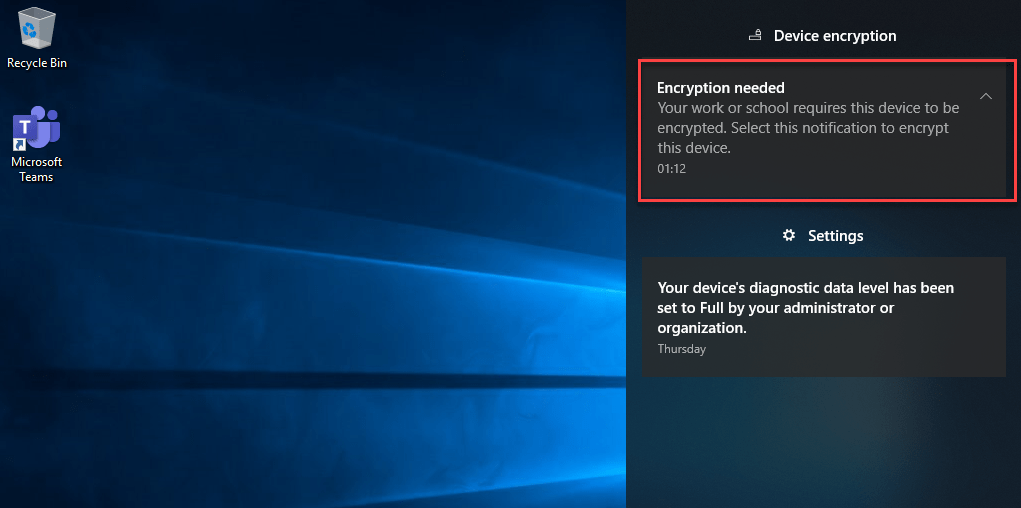 StepbyStep Guide to enable BitLocker for cloudmanaged Windows 10