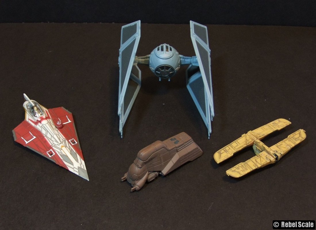 Star Wars Model Kits scale list - Rebel Scale