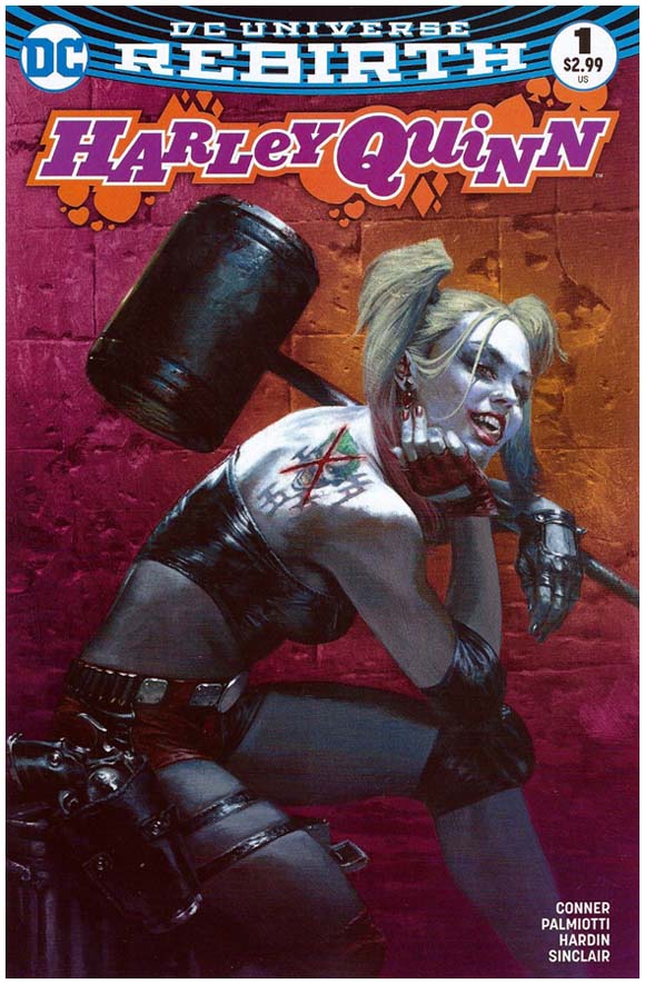 Rare Comics Harley Quinn 1 Bulletproof Pink