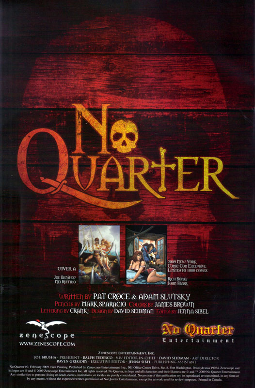 Rare Comics No Quarter 0 (2009)
