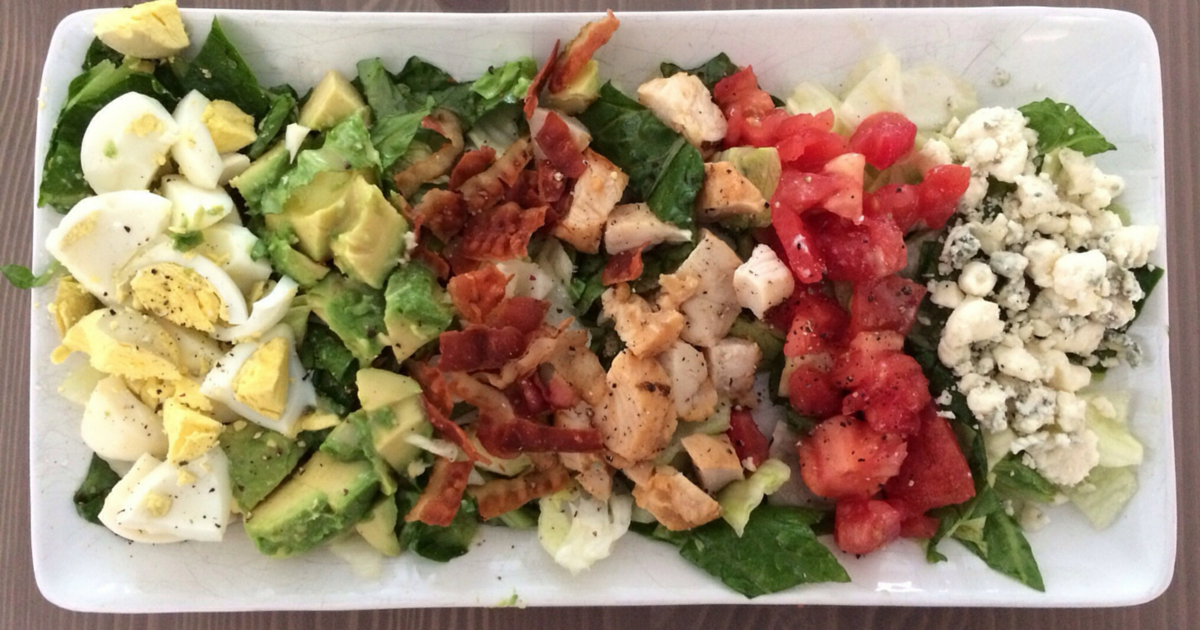 Rachael Ray Gem Lettuce & Chicken Cobb Salad + Banana Cream Pie